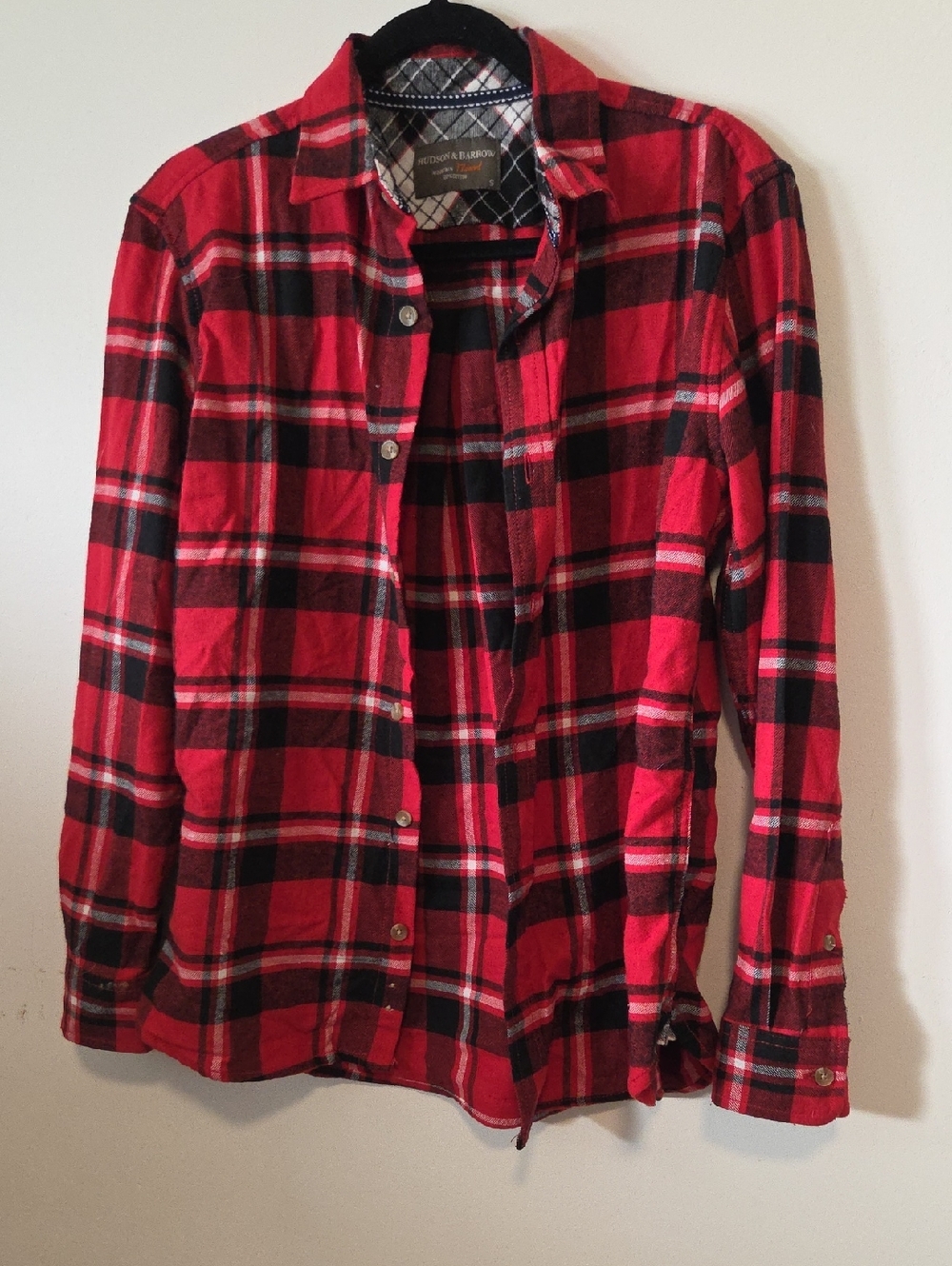 Madewell Red Plaid Button-Up Shirt